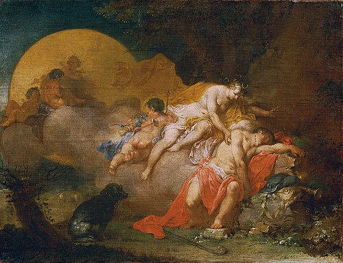 Luna und Endymion, 1775, Januarius Zick