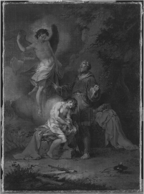 Abraham opfert Isaak, 1762, Januarius Zick