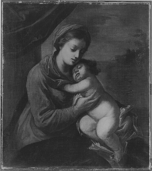 Maria mit dem Kind (?), 1763, Januarius Zick
