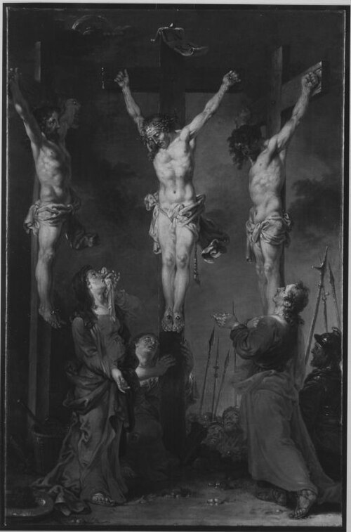 Christus stirbt am Kreuz, 1763, Januarius Zick