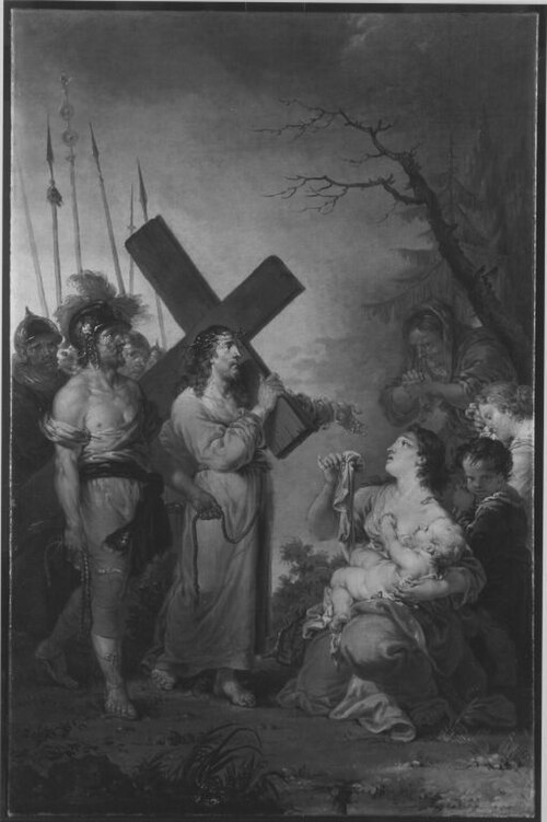 Christus begegnet den weinenden Frauen, 1763, Januarius Zick