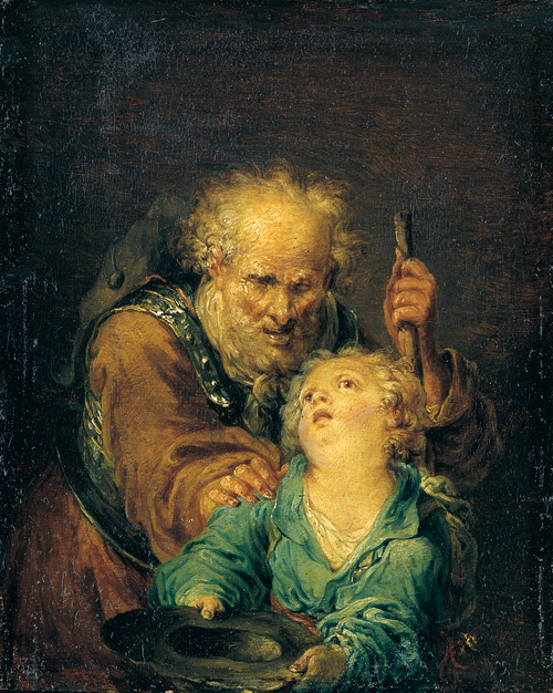 The Blinded Belisarius as a Beggar, 1785, Januarius Zick