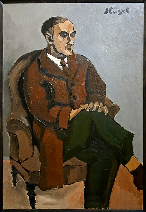 Portrait de Wilhem Uhde, 1920, Helmut Kolle