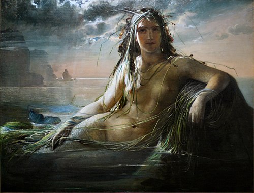 Une sirène, 1873, Elisabeth Jerichau-Baumann