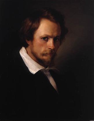 Portræt af billedhuggeren J.A. Jerichau, 1846, Elisabeth Jerichau-Baumann