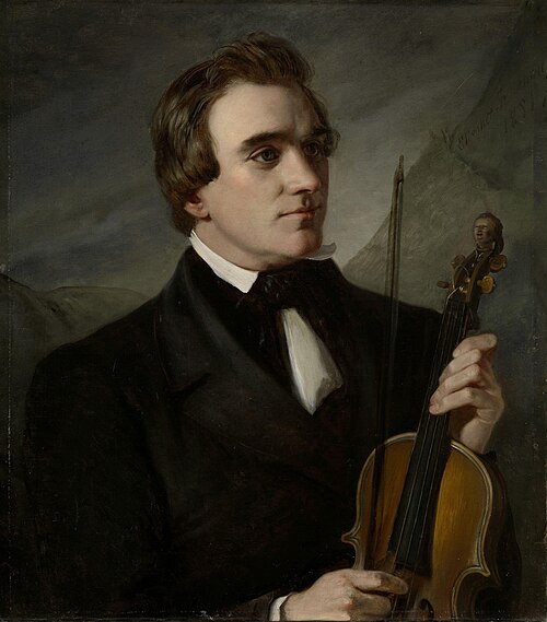 Violinist Ole Bull, 1851, Elisabeth Jerichau-Baumann