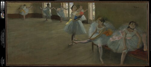 La leçon de danse, 1880, Edgar Degas