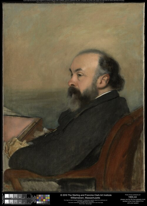 Portrait d'un homme, 1877, Edgar Degas