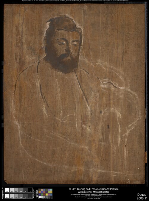 Portrait of a Man (Diego Martelli), 1879, Edgar Degas