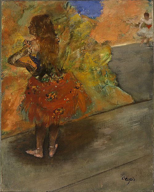 Danseuse: jupe rouge, 1886, Edgar Degas
