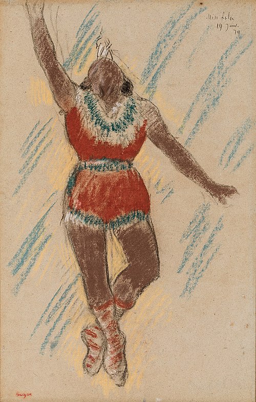 Étude pour miss Lala, 1879, Edgar Degas