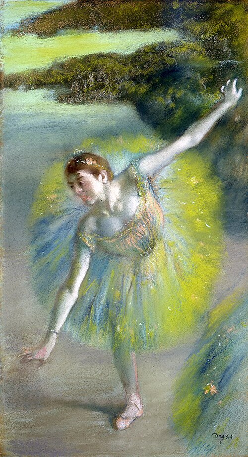 Le pas sur la scène, , Edgar Degas