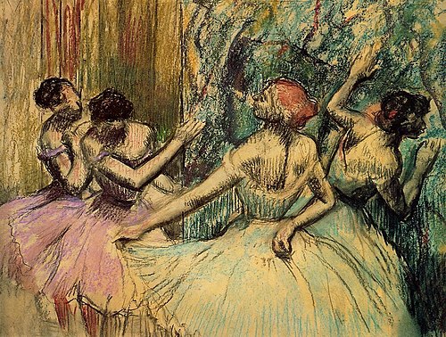 Dancers in the Wings, 1900, Edgar Degas
