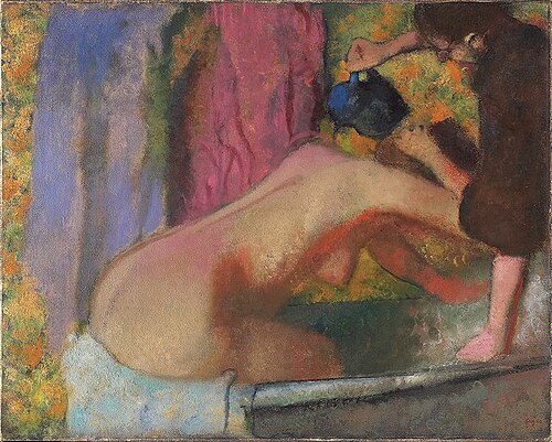 Femme au bain, 1895, Edgar Degas