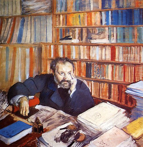 Porträt des Edmond Duranty, 1879, Edgar Degas