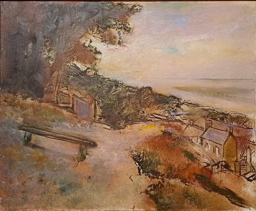 Paisaje en la orilla del mar, , Edgar Degas
