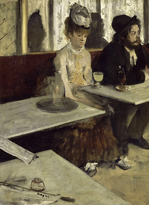 L'Absinthe, 1875, Edgar Degas