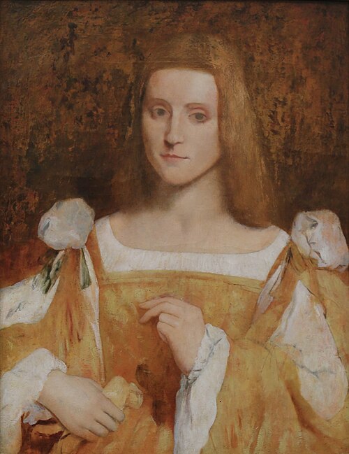 Portrait de femme d’après Caroto, 1867, Edgar Degas