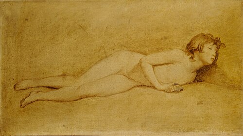 La Mort de Bara, 1855, Edgar Degas