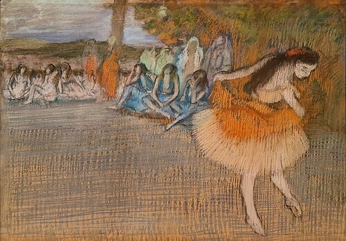 Scène de ballet, 1888, Edgar Degas