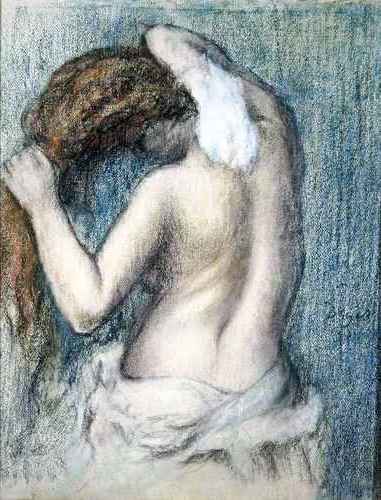 Femme s'essuyant après le bain, 1906, Edgar Degas
