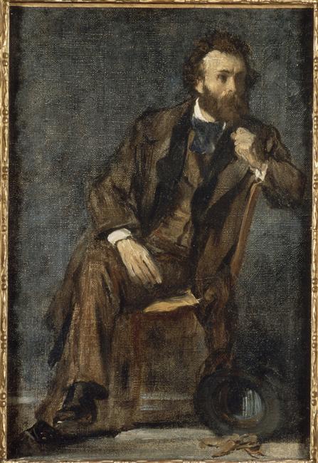 Portrait de Gustave Moreau, 1860, Edgar Degas