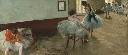 La Leçon de danse, 1879, Edgar Degas