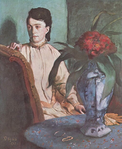 La Femme à la potiche, 1872, Edgar Degas
