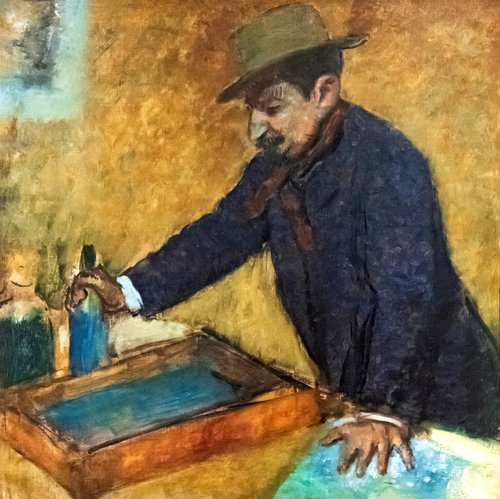 Michel Manzi, 1889, Edgar Degas