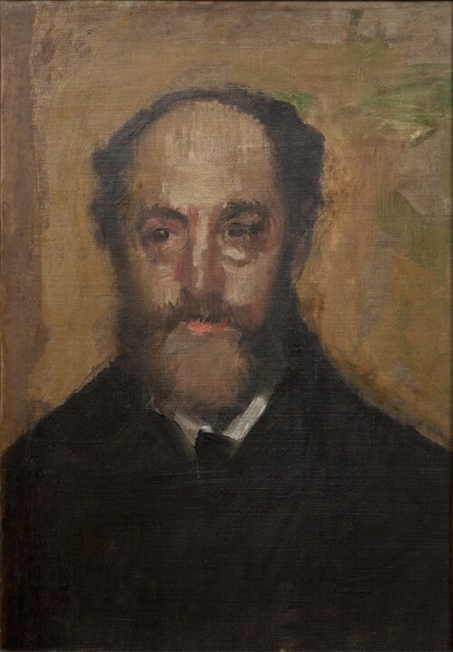 Portrait of the Art Critic Durand-Gréville, , Edgar Degas