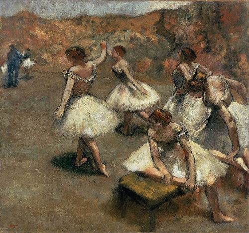 Danseuses sur la scène, 1889, Edgar Degas