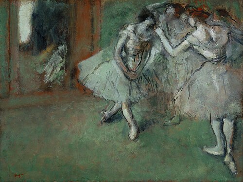 A Group of Dancers, 1890, Edgar Degas