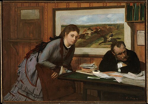 La bouderie, 1870, Edgar Degas