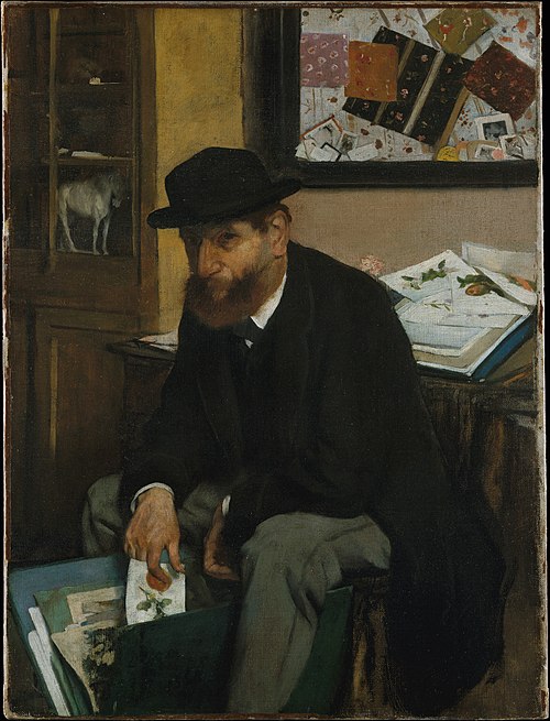 Le Collectionneur d'estampes, 1866, Edgar Degas