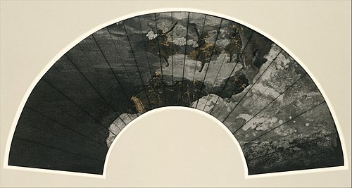 Fan Mount: The Ballet, 1879, Edgar Degas