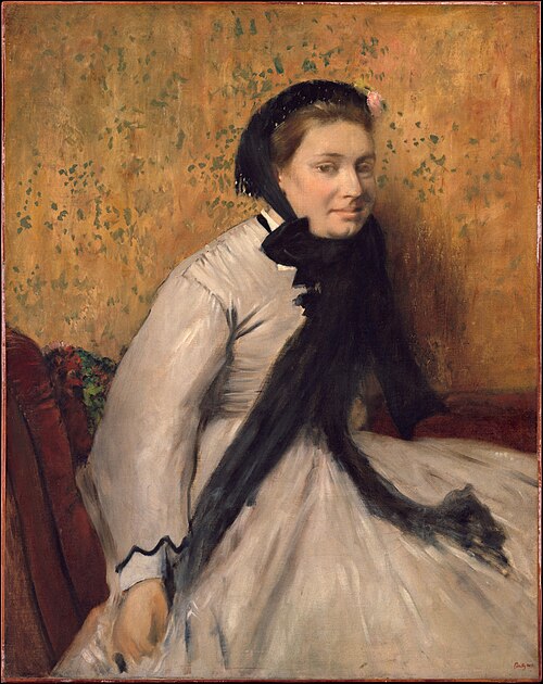 Portrait of a Woman in Gray, 1865, Edgar Degas