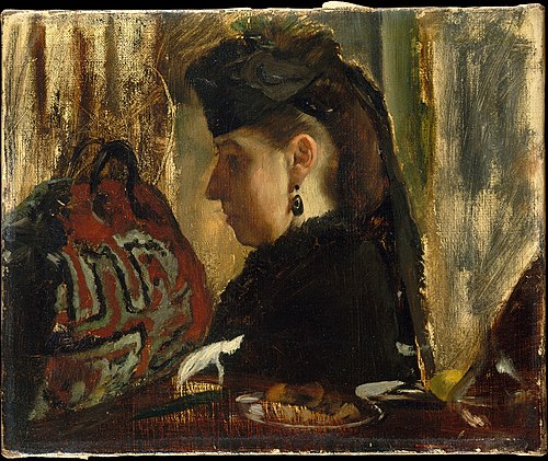 Mademoiselle Marie Dihau, 1867, Edgar Degas
