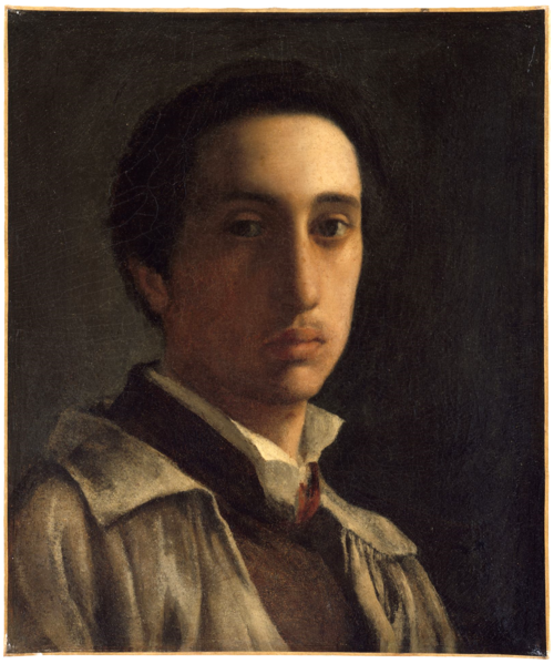Autoportrait, 1855, Edgar Degas