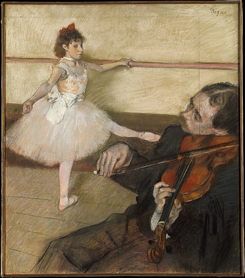 The Dance Lesson, 1879, Edgar Degas