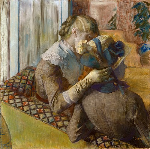 Chez le modiste, 1881, Edgar Degas
