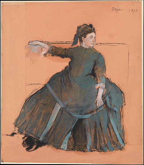 Woman on a Sofa, 1875, Edgar Degas
