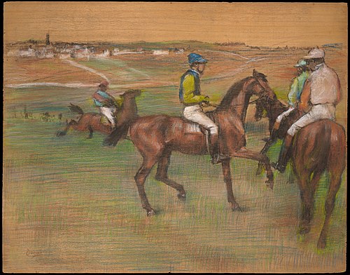 Race Horses, 1885, Edgar Degas