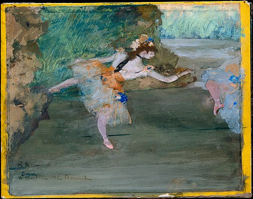 Dancer Onstage, 1877, Edgar Degas