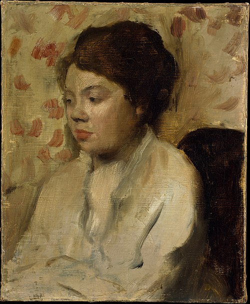Portrait of a Young Woman, 1885, Edgar Degas