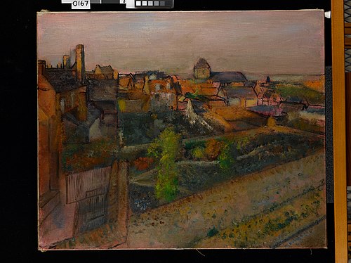 View of Saint-Valéry-sur-Somme, 1896, Edgar Degas