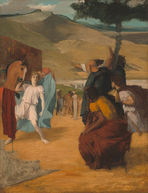 Alexander and Bucephalus, 1861, Edgar Degas