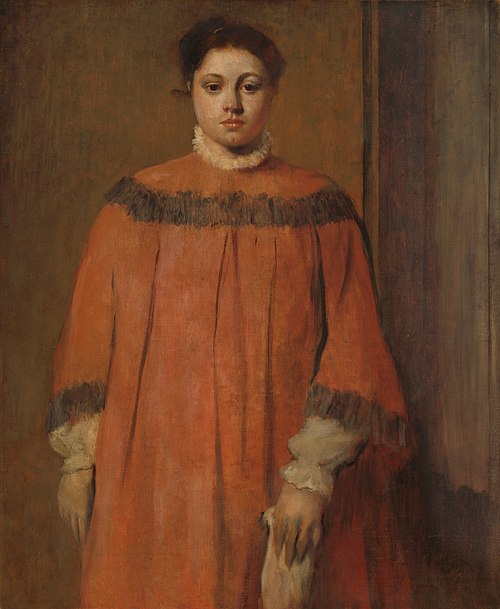 Girl in Red, 1866, Edgar Degas