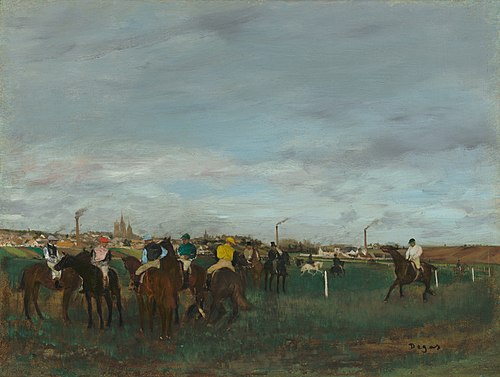 The Races, 1871, Edgar Degas