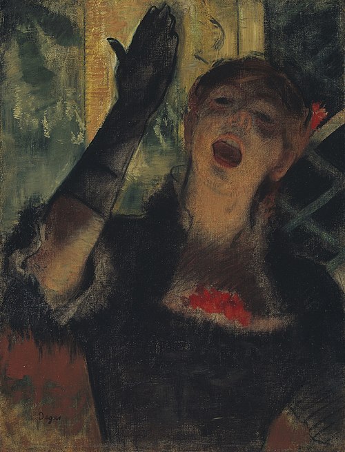 Café Singer, 1879, Edgar Degas