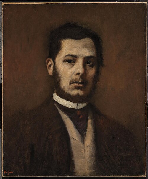 Portrait d'un homme, , Edgar Degas